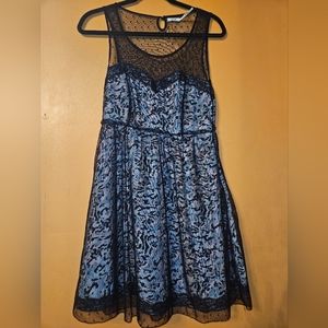 Urban Outfitters Kimchi Blue partially sheer dress, Size 4